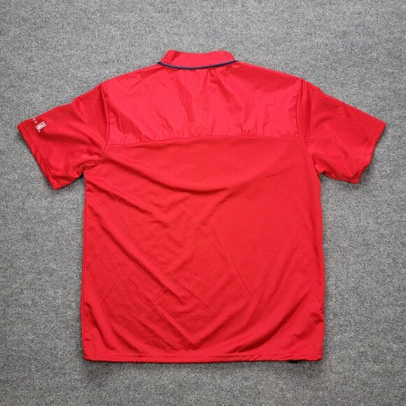 St Louis Cardinals Jersey Mens XL Red 1/4 Zip Pullover MLB Baseball Sports - Picture 2 of 9
